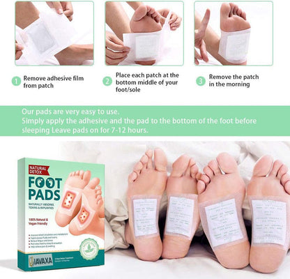 Premium Natural Detox Foot Patches For Weight Loss & Overall Wellness Pack Of 10[BUY 1 GET 1]