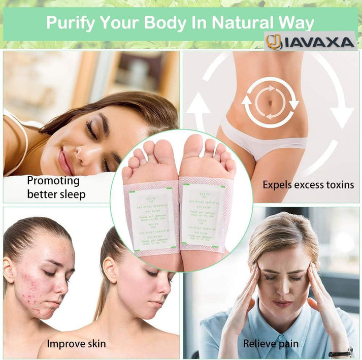 Premium Natural Detox Foot Patches For Weight Loss & Overall Wellness Pack Of 10[BUY 1 GET 1]