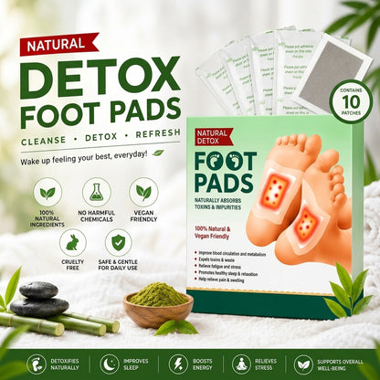 Premium Natural Detox Foot Patches For Weight Loss & Overall Wellness