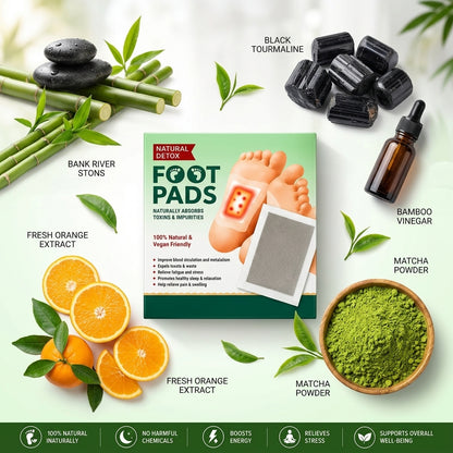 Premium Natural Detox Foot Patches For Weight Loss & Overall Wellness